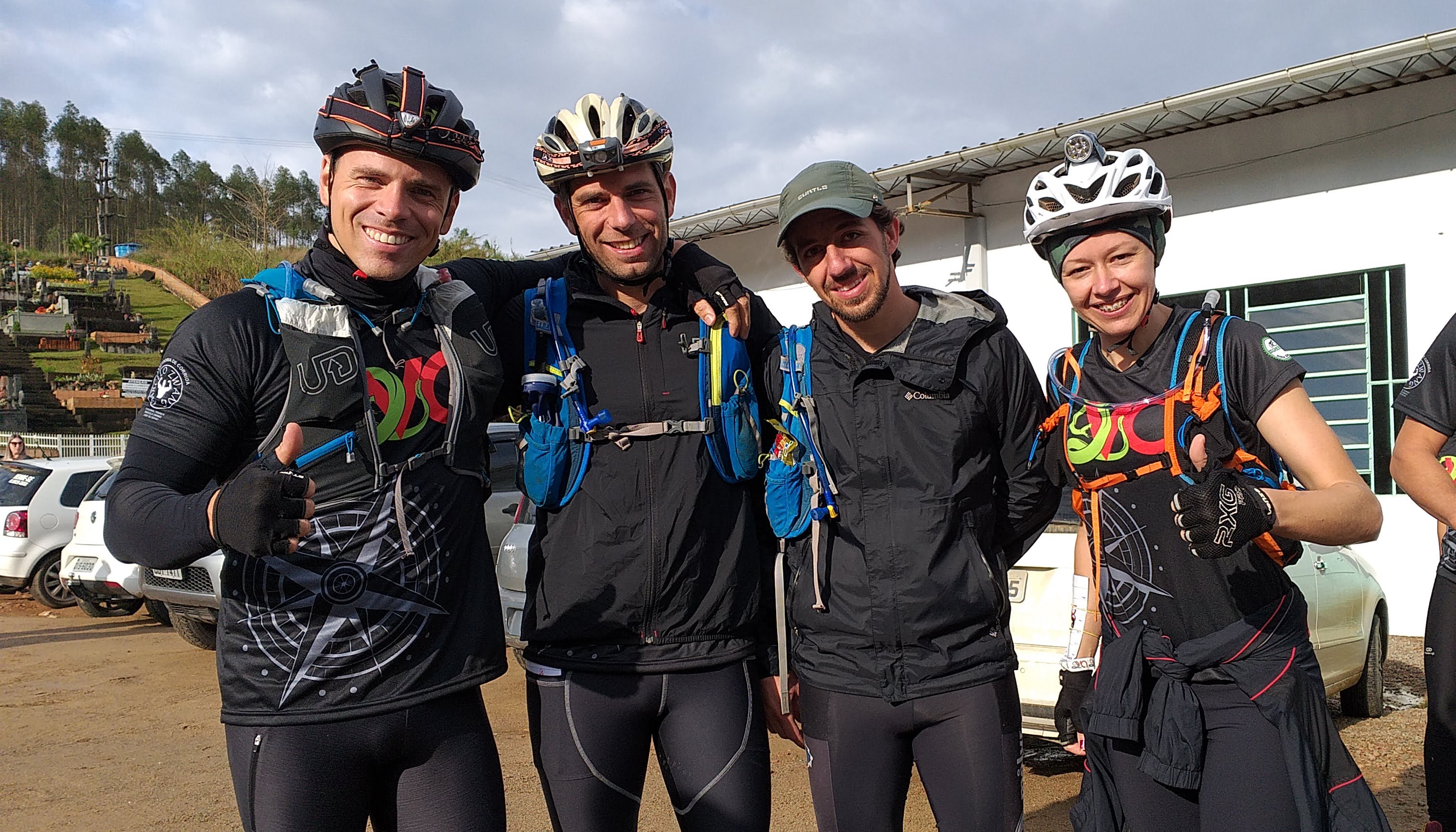 Equipo con Sandra en raid de aventura